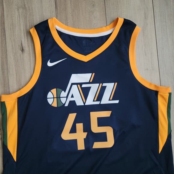 Nike Donovan Mitchell 45 Utah Jazz NBA Swingman Icon 2020-2021 Jersey Men Sz XL - Picture 13 of 15